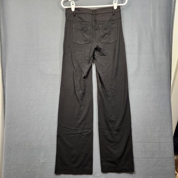 Athleta Womens Pants 4 Black Wide Leg Stretch Office Classic Comfort Capsule - Picture 14 of 15